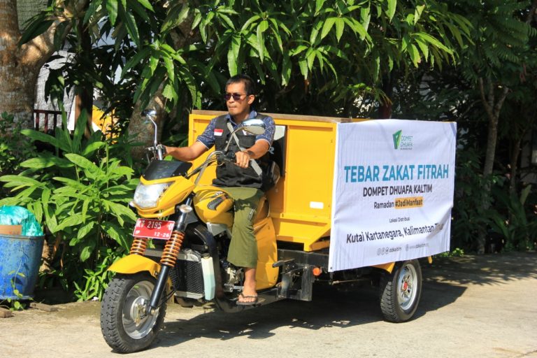 Dompet Dhuafa Kaltim salurkan zakat fitrah di Kutai Kartanegara, Kaltim